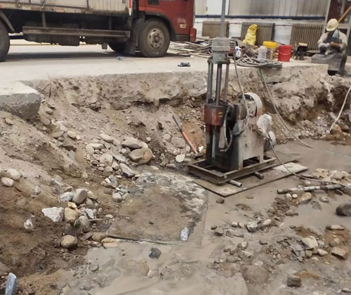 定安公路下沉压浆