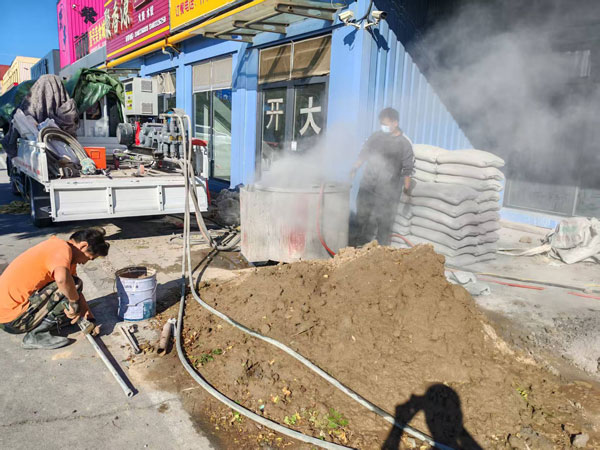 定安顶管注浆加固